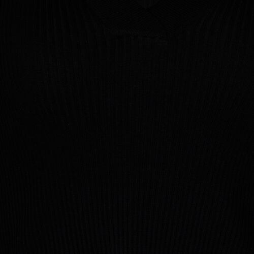 Playera con Vivos en Cuello Philosophy Talla Grande Color Negro para Mujer