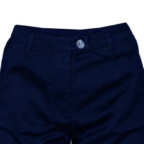 Short Liso Philosophy Color Azul Obscuro Talla Chica para Mujer