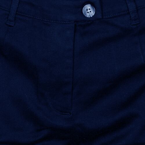 Short Liso Philosophy Color Azul Obscuro Talla Chica para Mujer