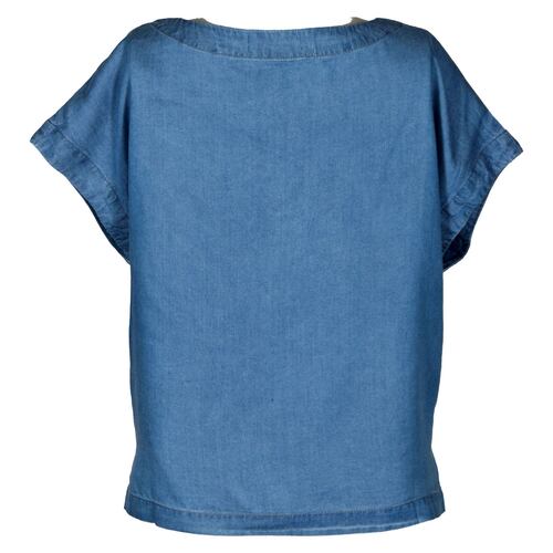Blusa Lisa Philosophy Talla Grande Color azul para Mujer
