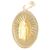 Medalla Oval Virgen de Guadalupe Oro 14K Sini