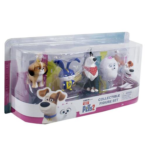 Pack de Figuras de La vida Secreta de tus Mascotas.