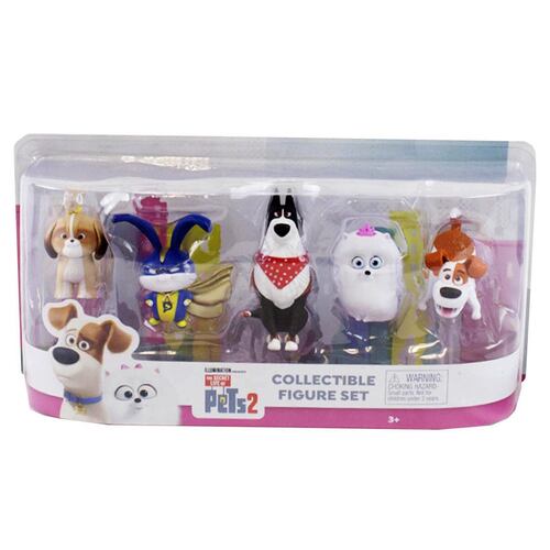 Pack de Figuras de La vida Secreta de tus Mascotas.