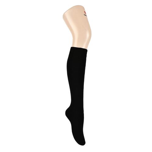 Calcetas Preven-T ejecutiva diabetes terapéutico sin costuras modelo 1966 talla grande-extragrande(24.5 a 27cm) color negro dama