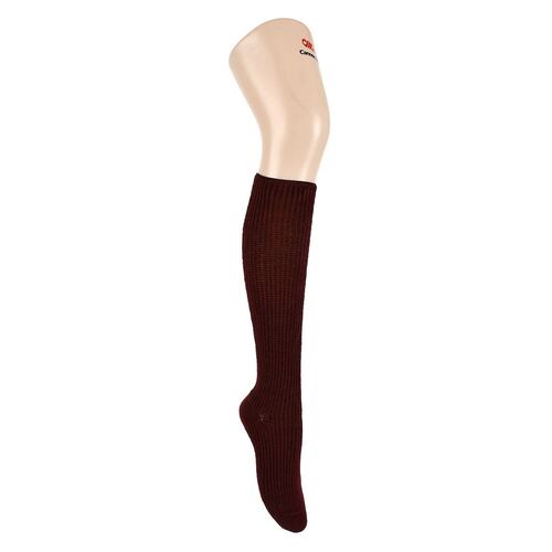 Calcetas Preven-T ejecutiva diabetes terapéutico ventilado sin costuras modelo 1968 talla chica-mediana(21 a 24cm) color vino dama