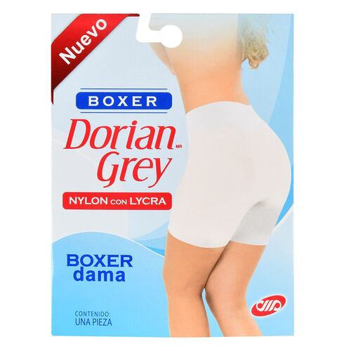 Boxer Dorian Grey soporte en gluteo modelo 5353 talla chica color café dama
