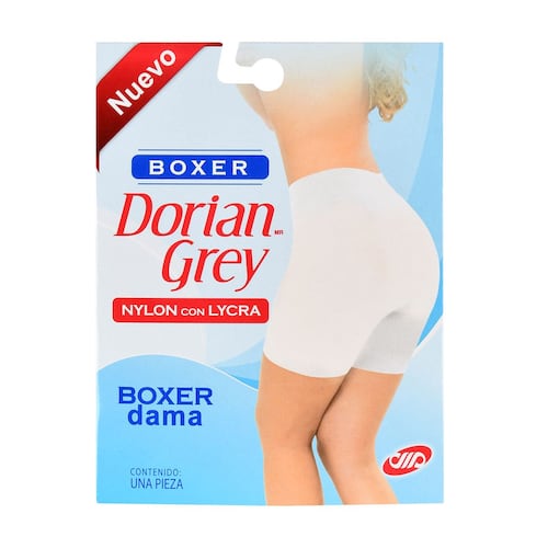 Boxer Dorian Grey soporte en gluteo modelo 5353 talla mediana color café dama