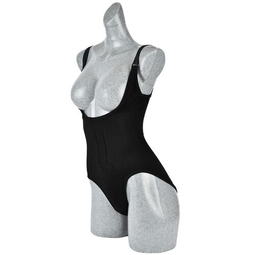 Body senos libres Body Siluette seamless alto control con diseño 5006-4329 grande negro dama