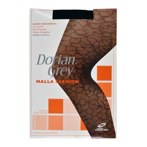 Malla Dorian Grey vanguardista fashion Rosella modelo 5376 talla extragrande color negro dama