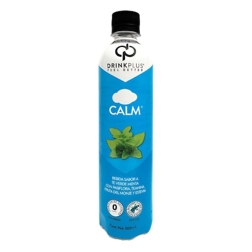 Bebida Drinkplus calm té verde menta 500ml