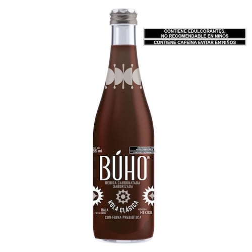 Bebida de Kola Original 355 mililitros Búho Soda