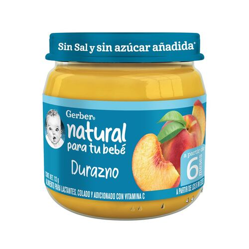 Pure de Durazno 2A Etapa 113 G Gerber