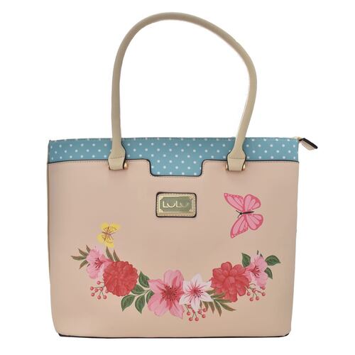 Bolsa LuLu color beige modelo 56196