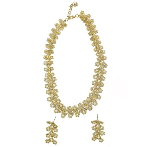 JUEGO DE ARETES Y COLLAR  CHATTIES