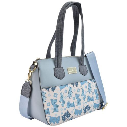 Bolsa LuLu color azul modelo 13204