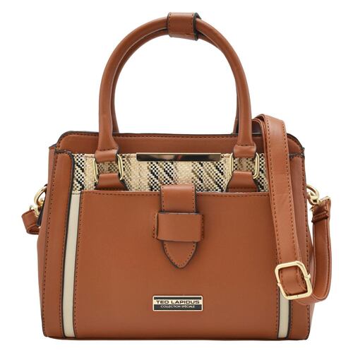 Bolsa Ted Lapidus color camello modelo 56353