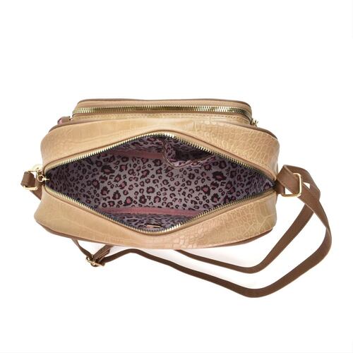 Bolsa LuLu color camello modelo 56355