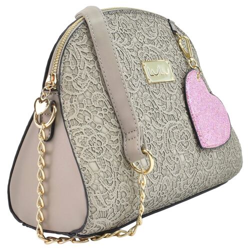 Bolsa LuLu color gris modelo 56359