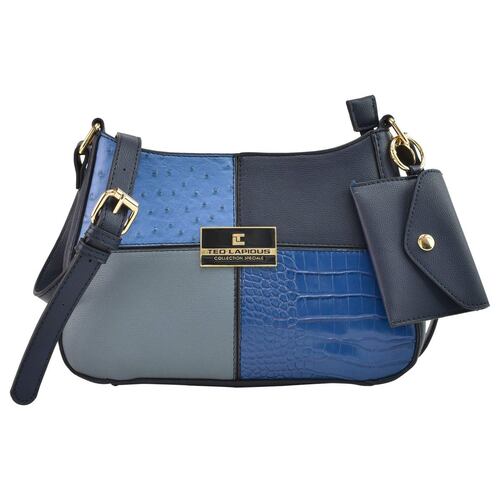 Bolsa  Ted Lapidus color navy modelo 13215