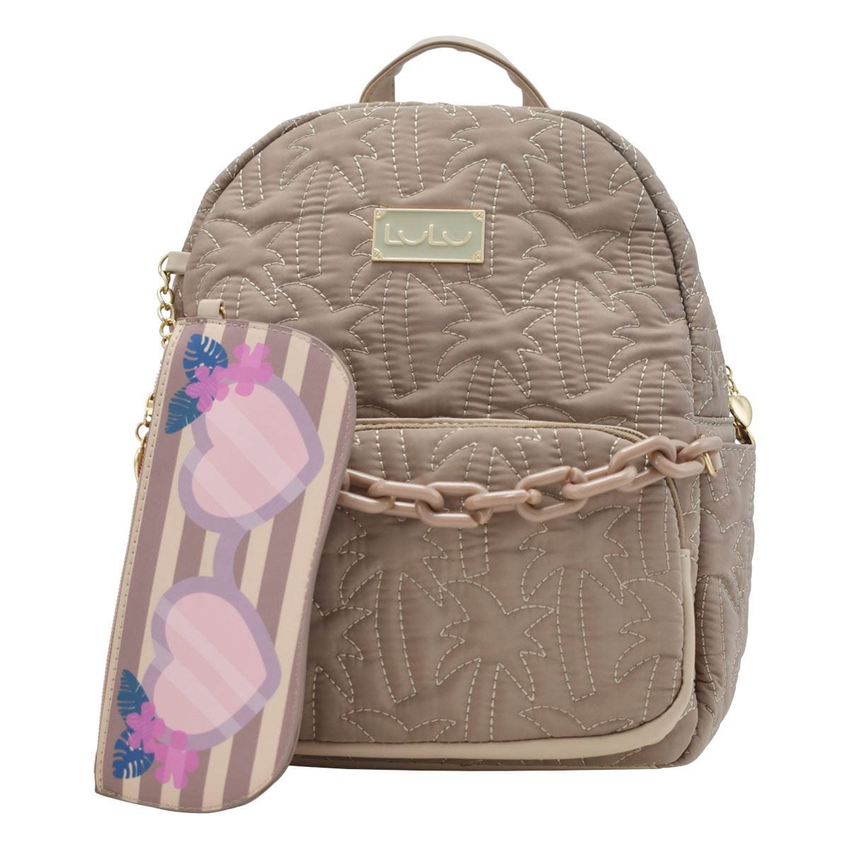 Mochila LuLu color beige modelo 2607