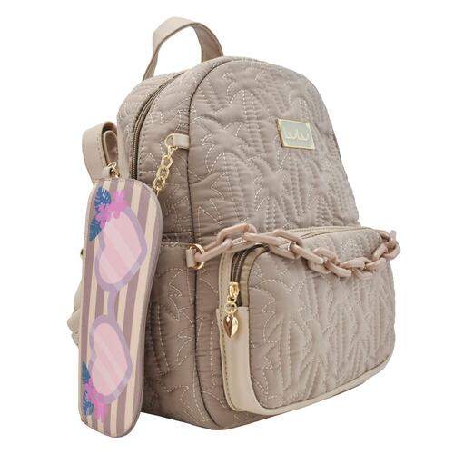 Mochila LuLu color beige modelo 2607