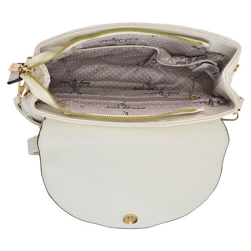 Bolsa Baby Phat color marfil modelo K200