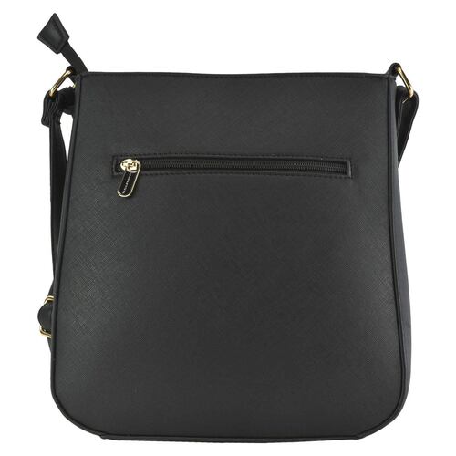 Bolsa Ted Lapidus Crossbody Color Negro Para Mujer