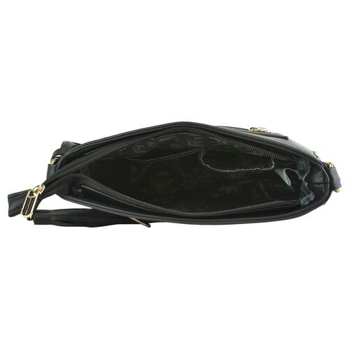 Bolsa Ted Lapidus Crossbody Color Negro Para Mujer