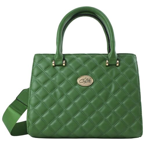 Bolsa Tote Color Verde Para Mujer Chatties