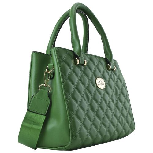 Bolsa Tote Color Verde Para Mujer Chatties