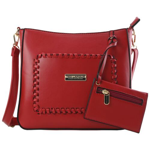 Bolsa Crosbody Color Rojo Para Mujer Ted Lapidus