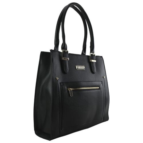 Bolsa Tote Color Negro Para Mujer Ted Lapidus