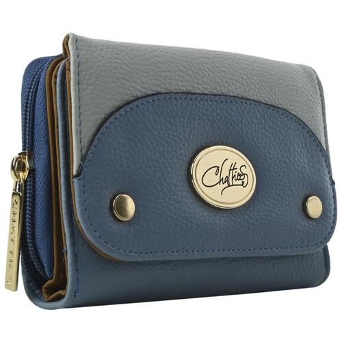 Monedero Color Azul Para Mujer Chatties