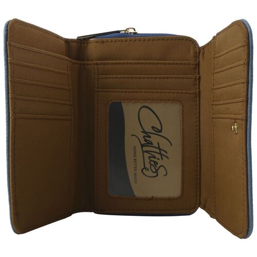 Monedero Color Azul Para Mujer Chatties
