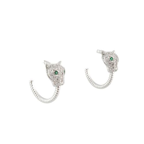 Aretes Plateados Pequeños Chatties