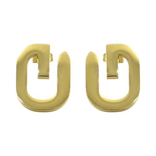Aretes Oro Acero Lulu