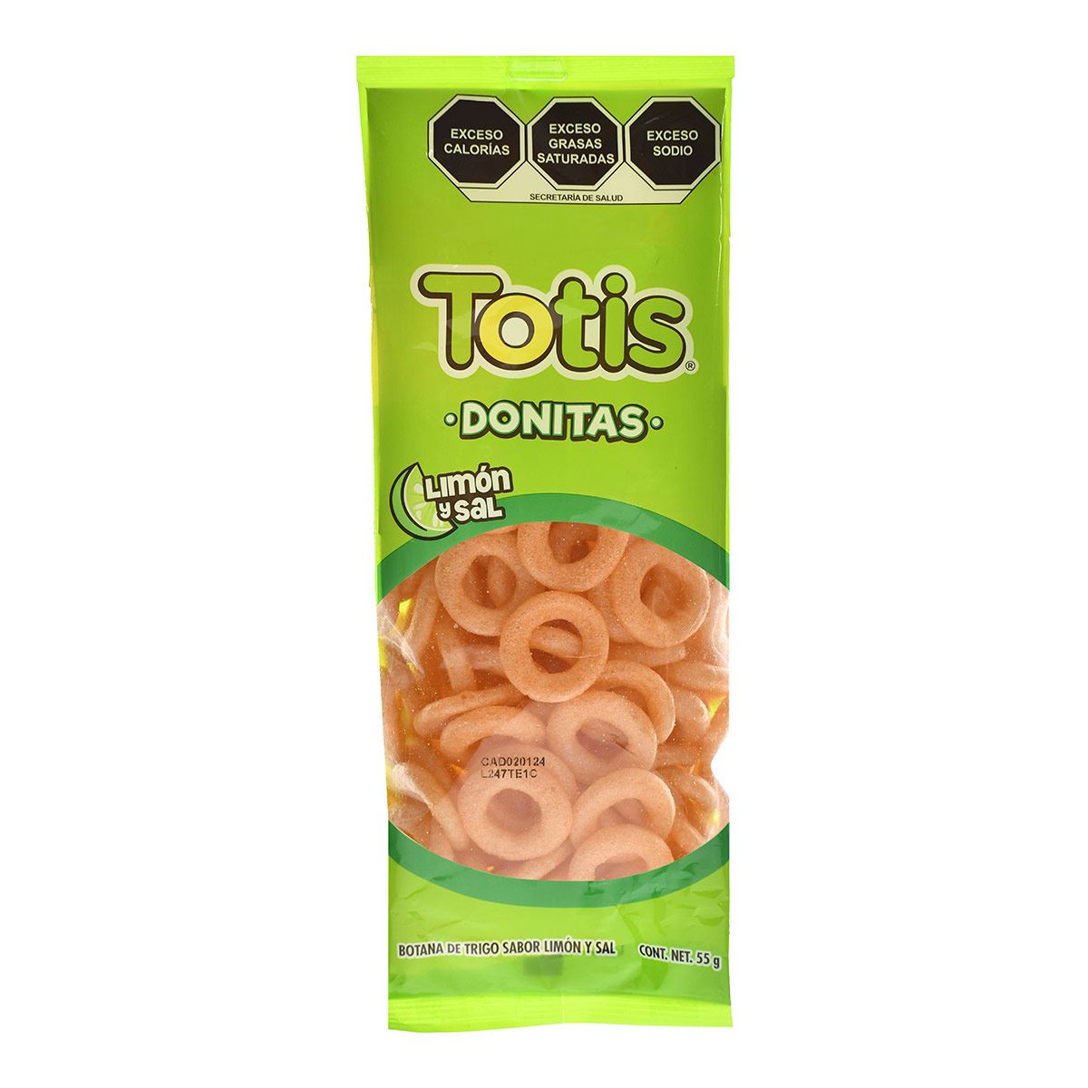 TOTIS DONITAS LIMON Y SAL 55G