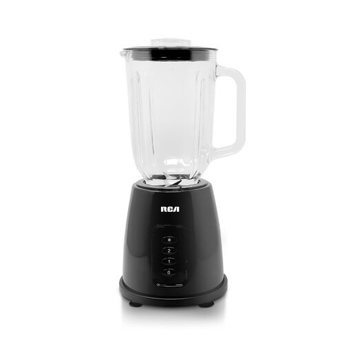 RCA Licuadora de 2 Velocidades con Vaso de Vidrio de 1.5 Litros