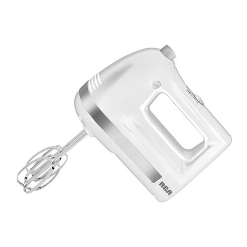 RCA Batidora de Mano con 5 Velocidades en Color Blanco