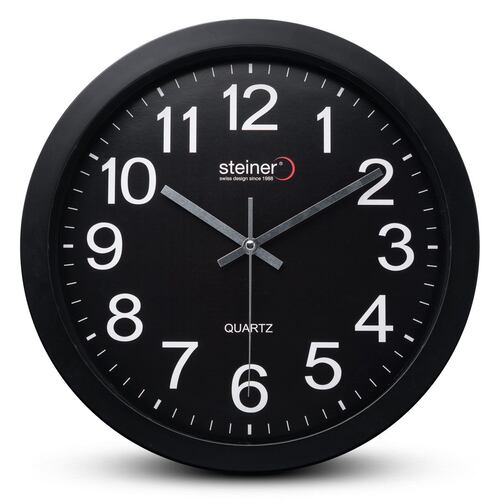 Reloj de Pared Steiner Negro 3356-1YZ