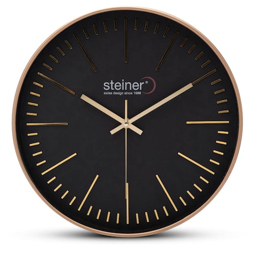 Reloj de Pared Steiner Negro 3454-1YZ
