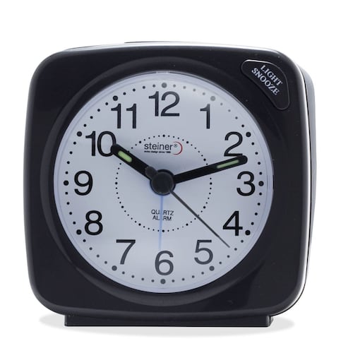 Reloj despertador SR951BK Steiner Negro