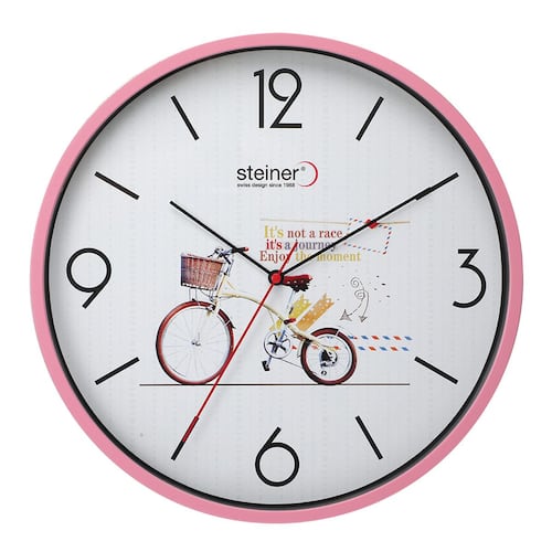 Reloj de pared STWA21-3364 Steiner Rosa