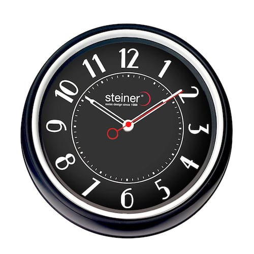Reloj de pared STWA21-3650 Steiner Negro