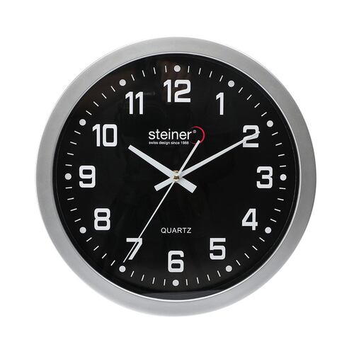 Reloj de pared STWA21-3156 Steiner Negro