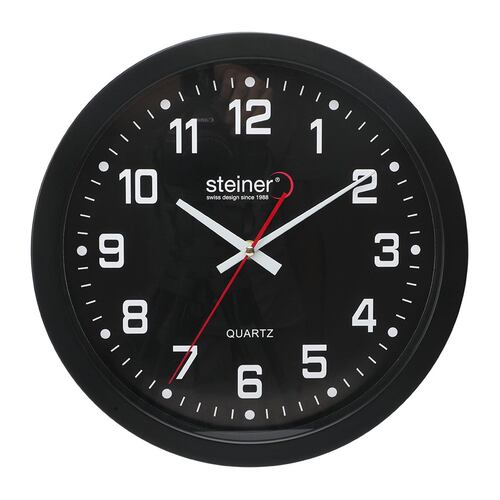 Reloj de pared STWA21-31561 Steiner Negro