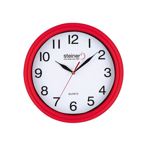 Reloj de pared STWA21-31462 Steiner Rojo