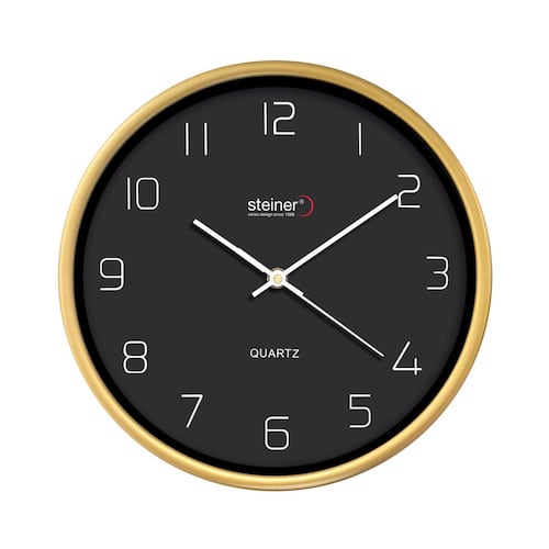 Reloj de pared STWA21-3689BK Steiner