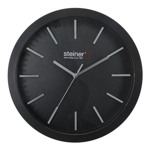 Reloj de pared 3469-YZ-1 Steiner Negro