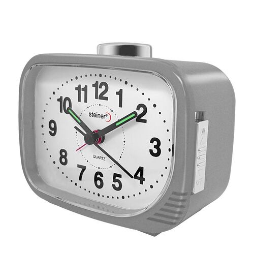 Reloj Despertador  Análogo – TB12002RD – Steiner®